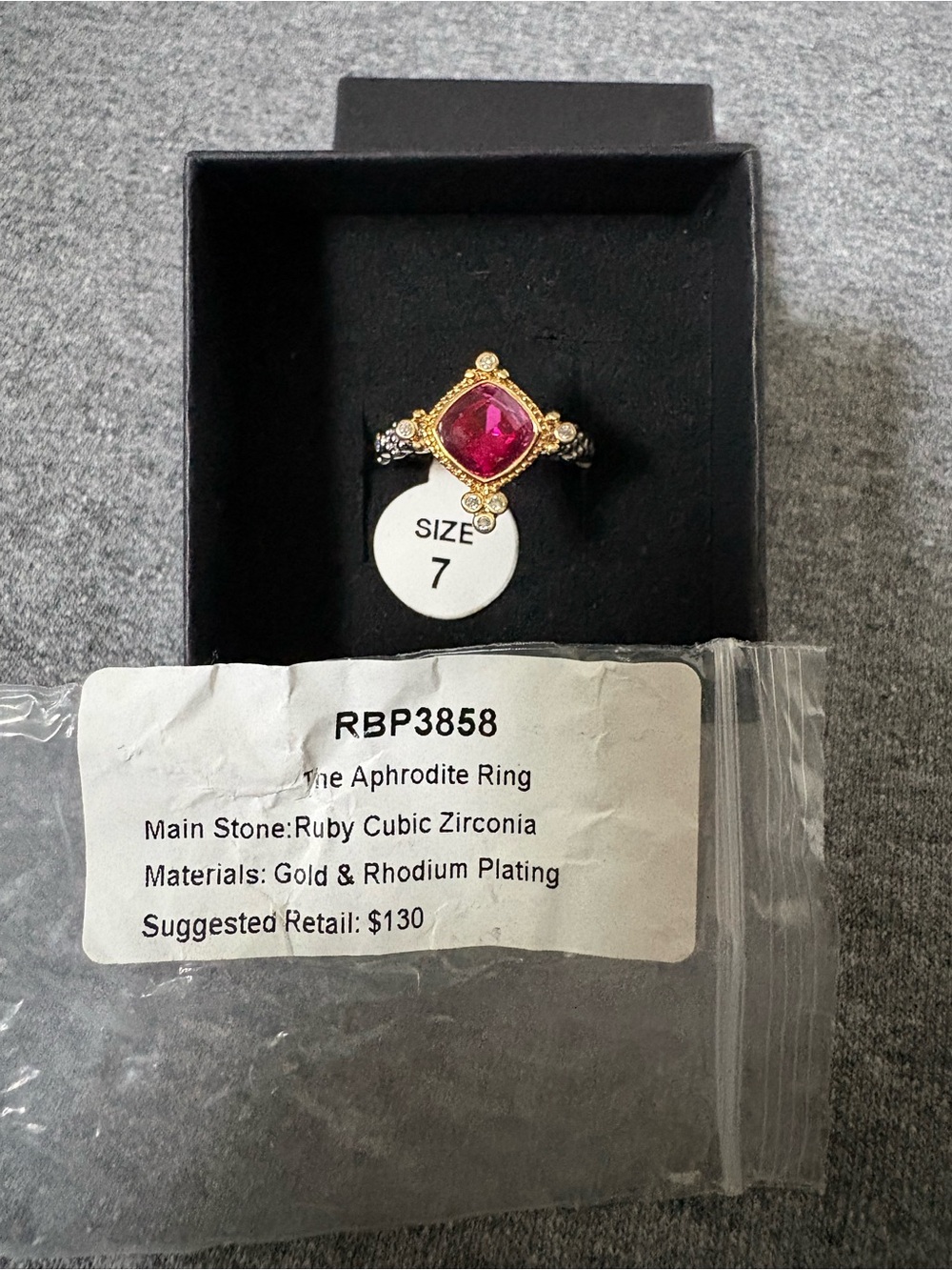 The Aphrodite Ring/ size 7